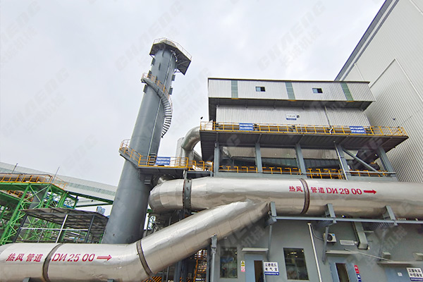 沙鋼年產60萬噸鋼渣微粉生產線項目現場